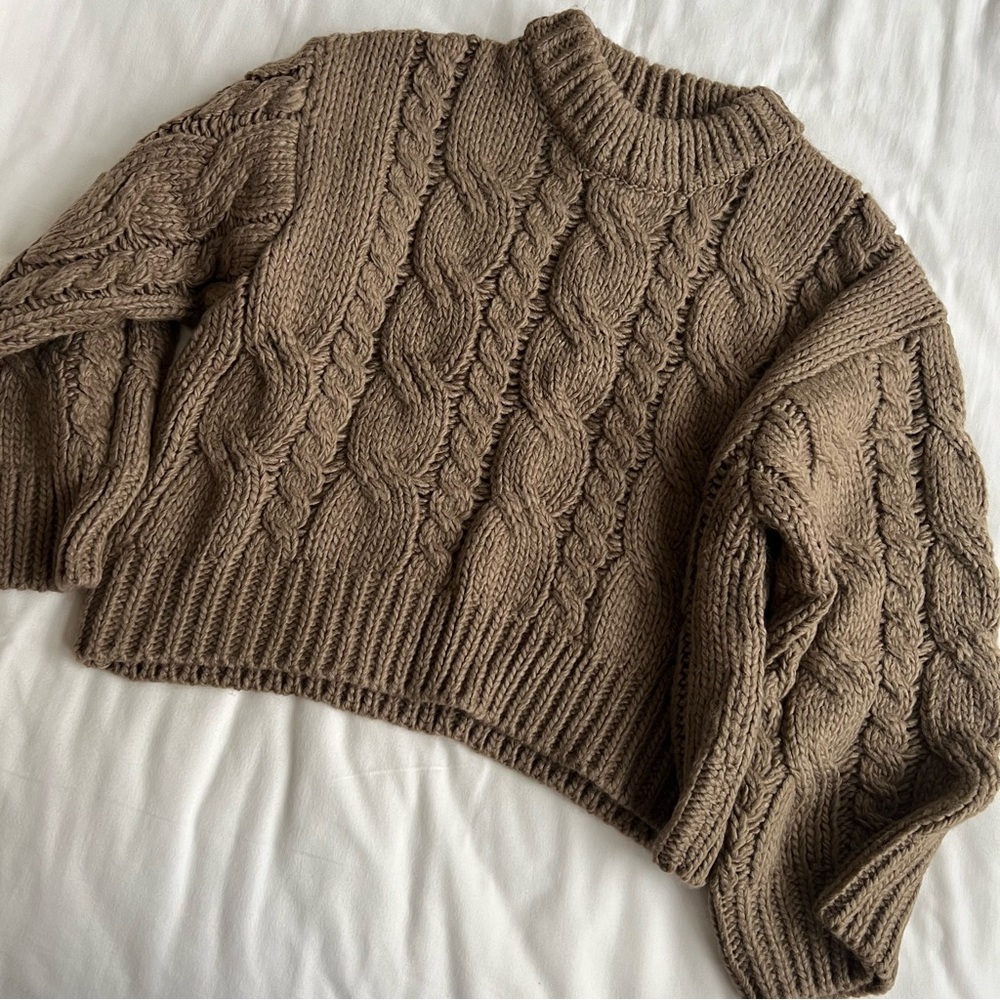 Cozy Thick Cable Knit Sweater